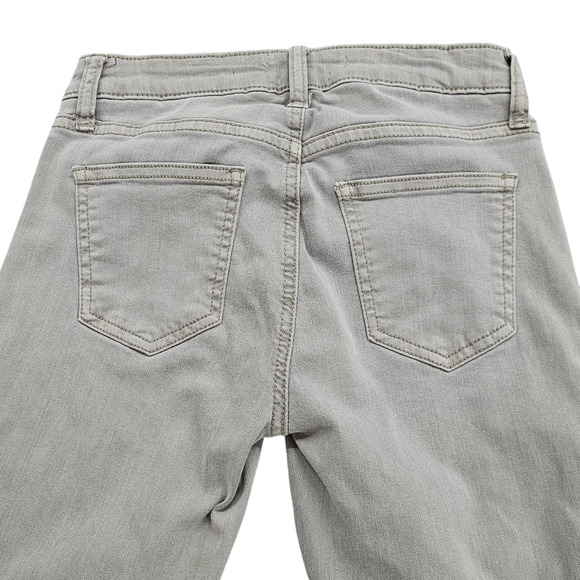 Pistola Jeans Womens Size 26 Gray Audrey Moto Skinny Stretch Light Wash - Picture 6 of 14